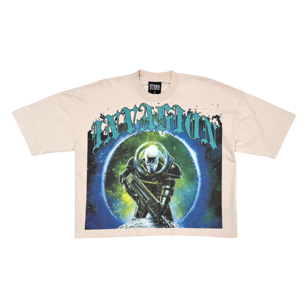 STRAY MARTIAN TEE - BONE