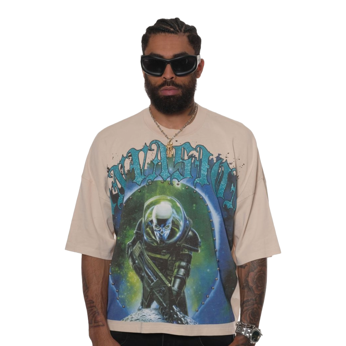 STRAY MARTIAN TEE - BONE
