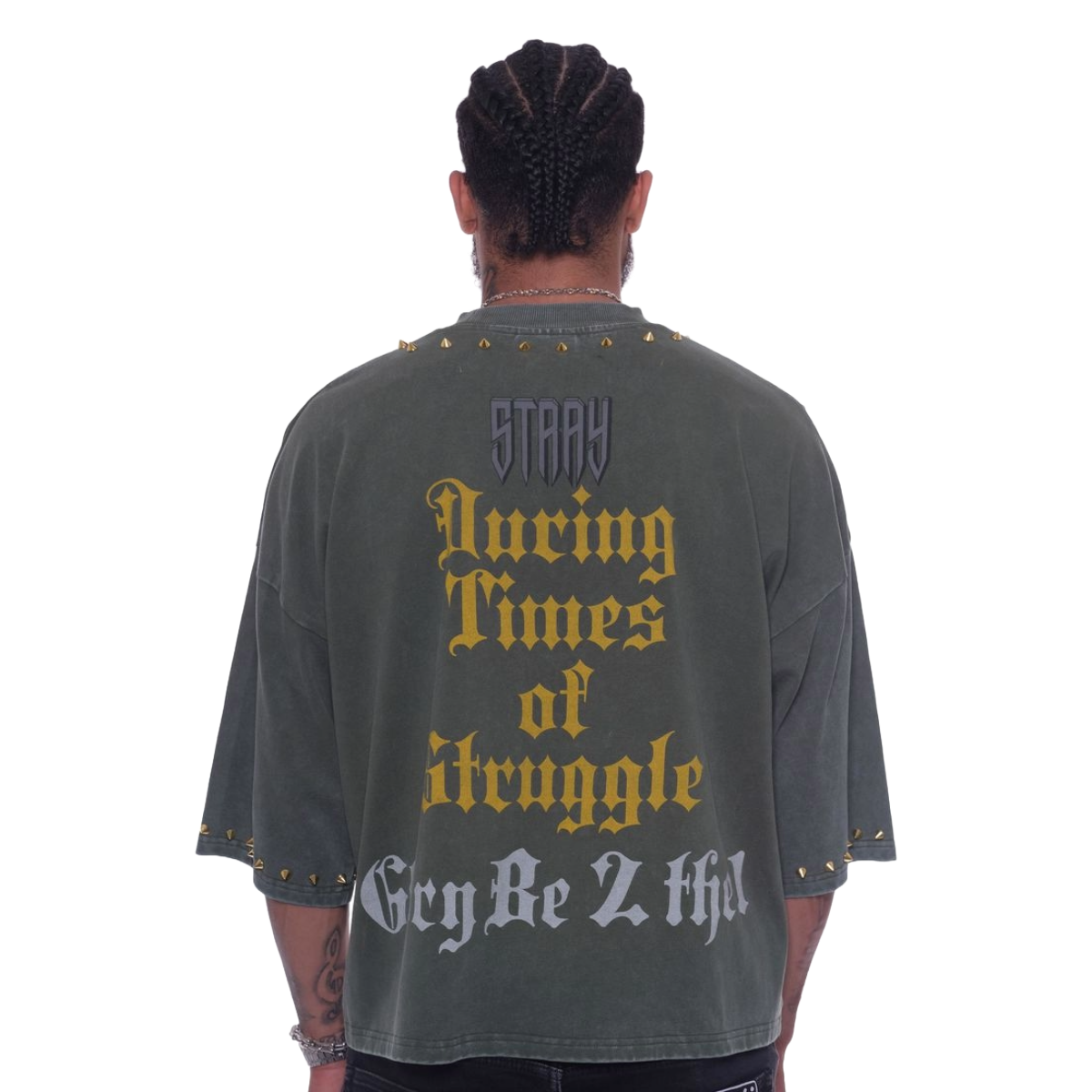 STRAY SERPENT TEE - DARK GREEN