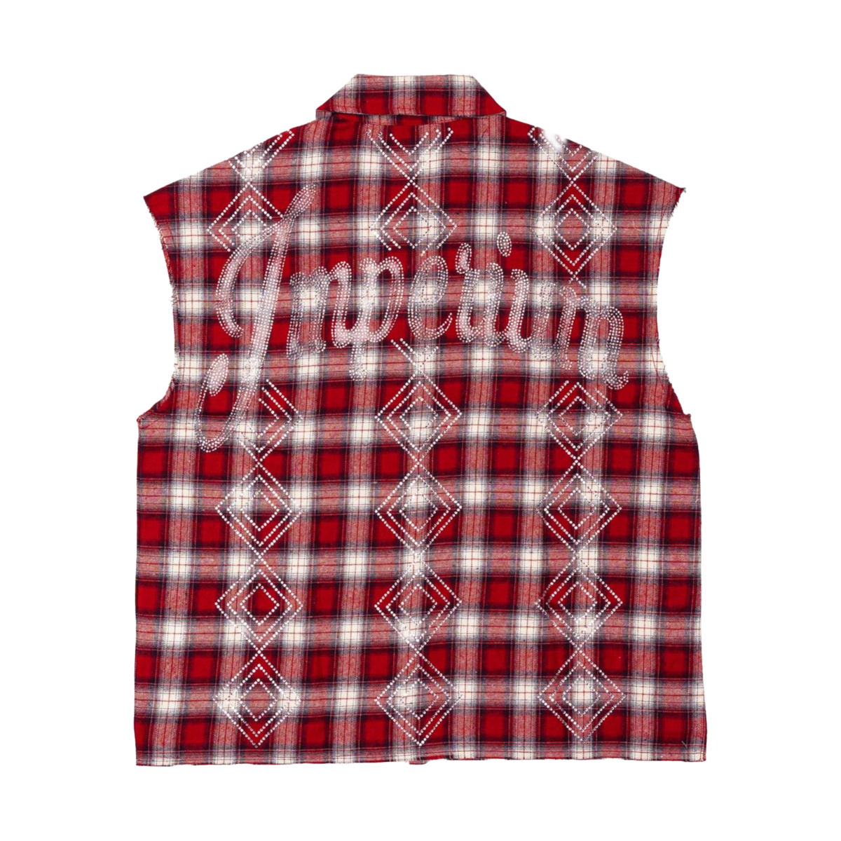 PRESTIGE RED IMPERIUM RHINESTONE FLANNEL