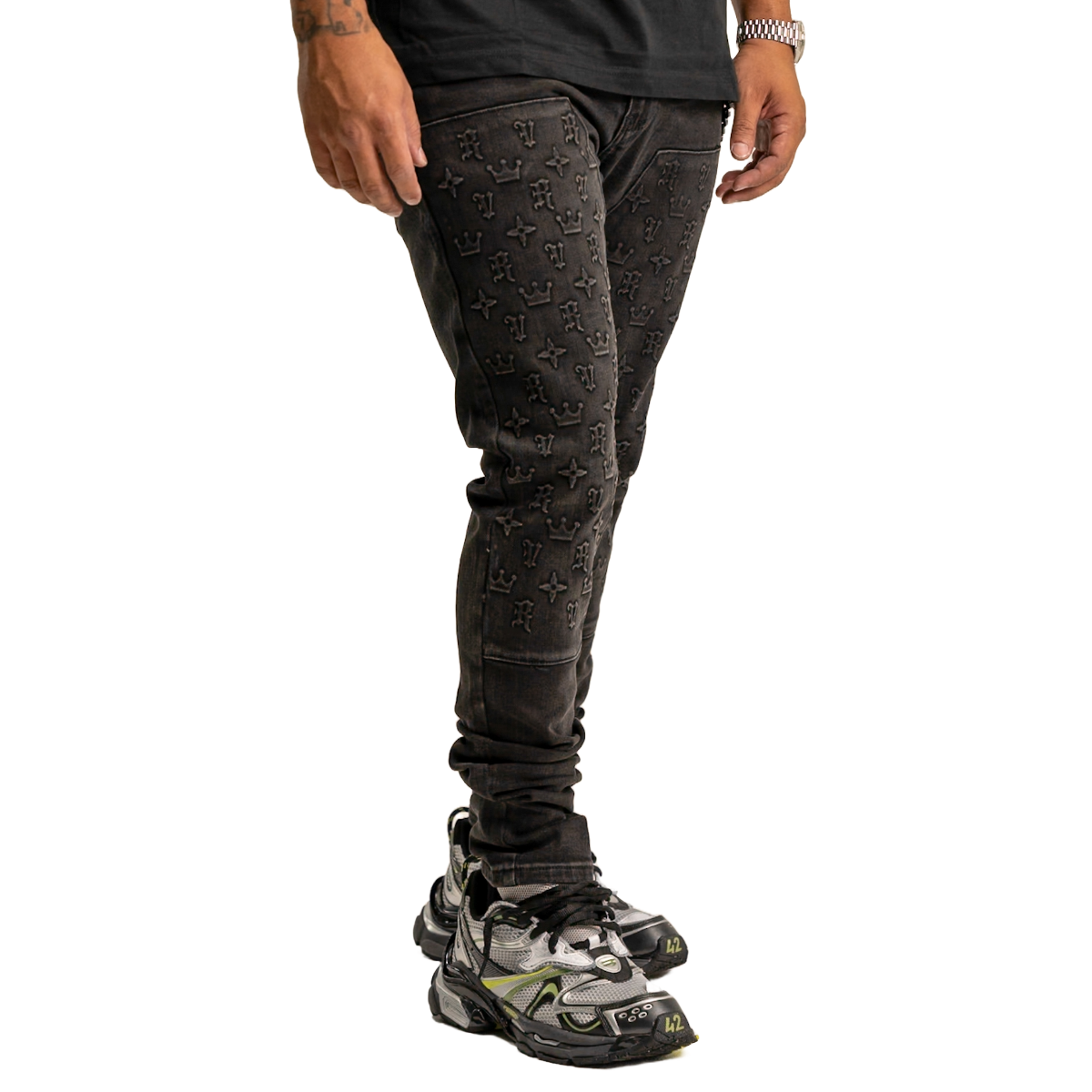 RVR 'REVEER' ML-05 BLACK WASH CARPENTER DENIM