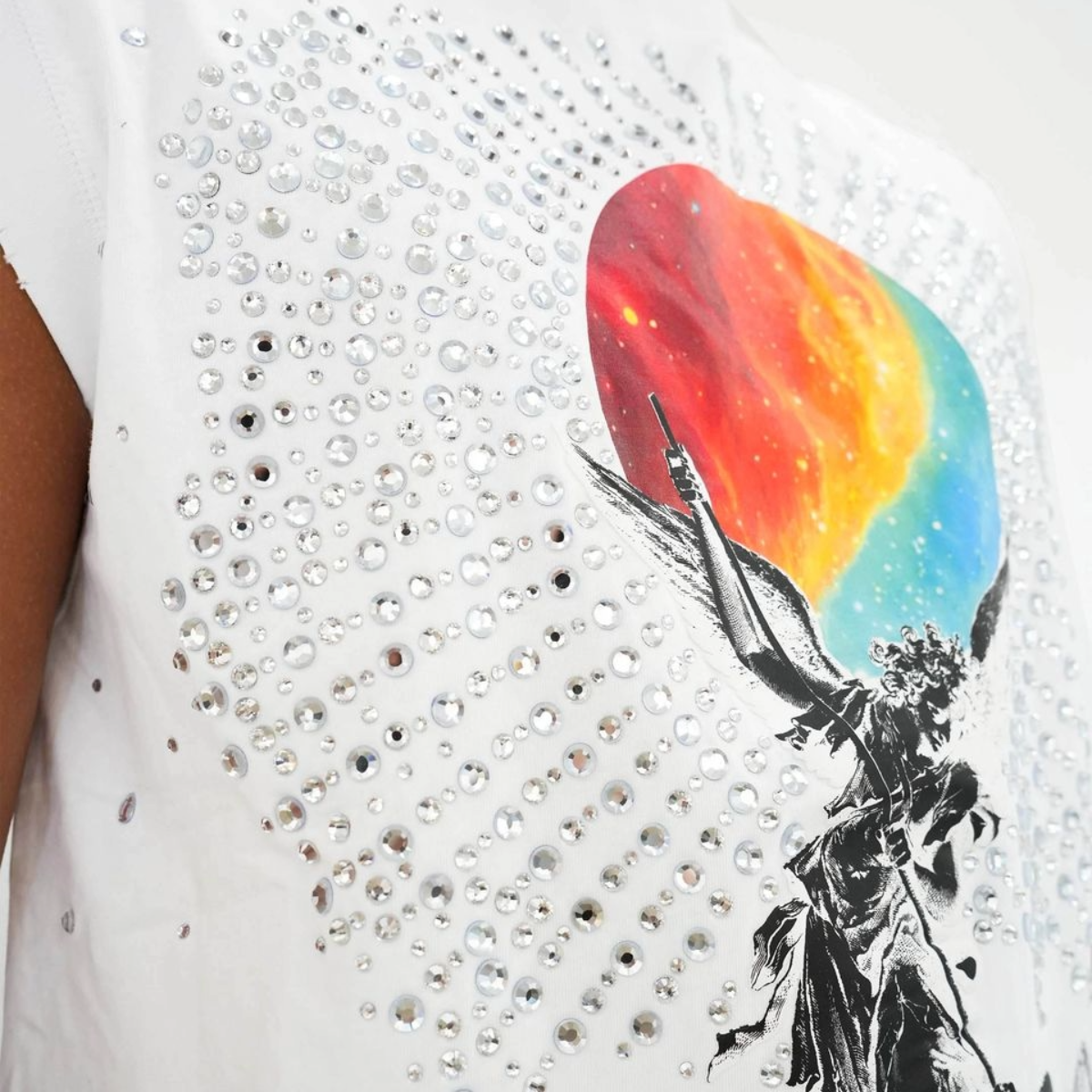 PREME SHOOTER SLEEVELESS TEE - WHITE