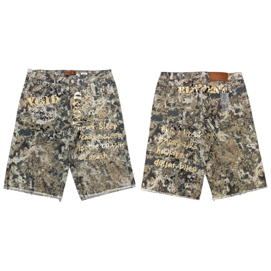 WAIMEA CAMO DENIM SHORTS
