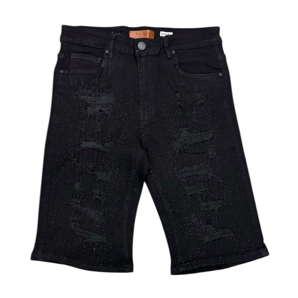 WAIMEA M7516D-JB JET BLACK JORTS