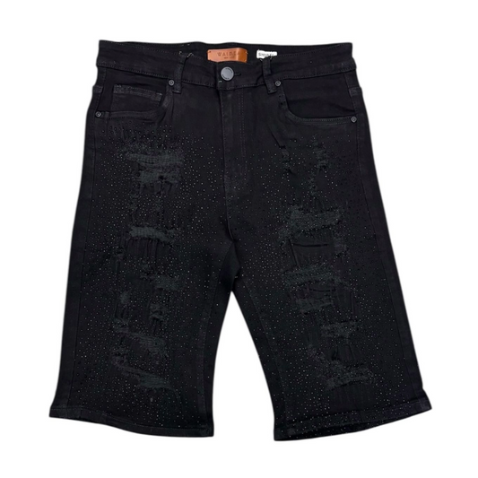 WAIMEA M7516D-JB JET BLACK JORTS