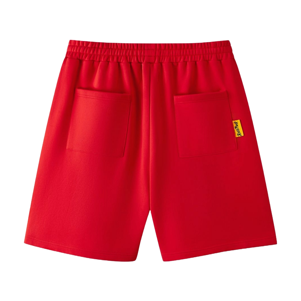 HP RELAXED STRIPED SHORTS - RED