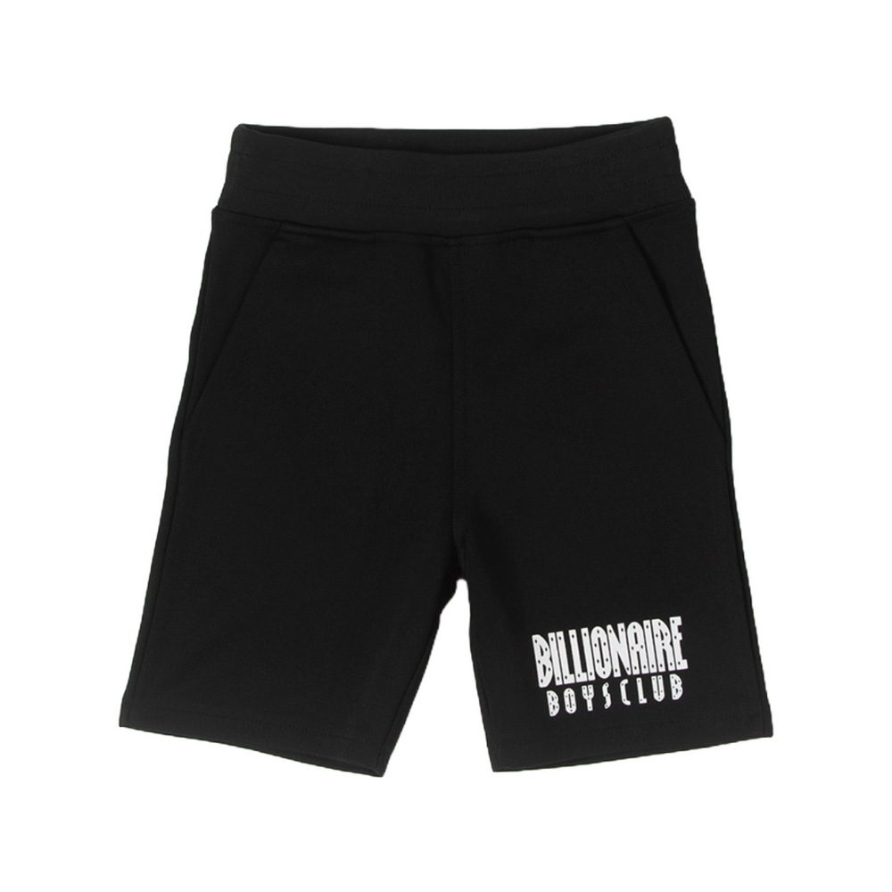 BBKIDS STRAIGHT FONT SHORTS - BLACK