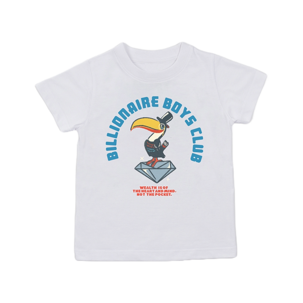 BBKIDS WEALTH SS TEE - WHITE