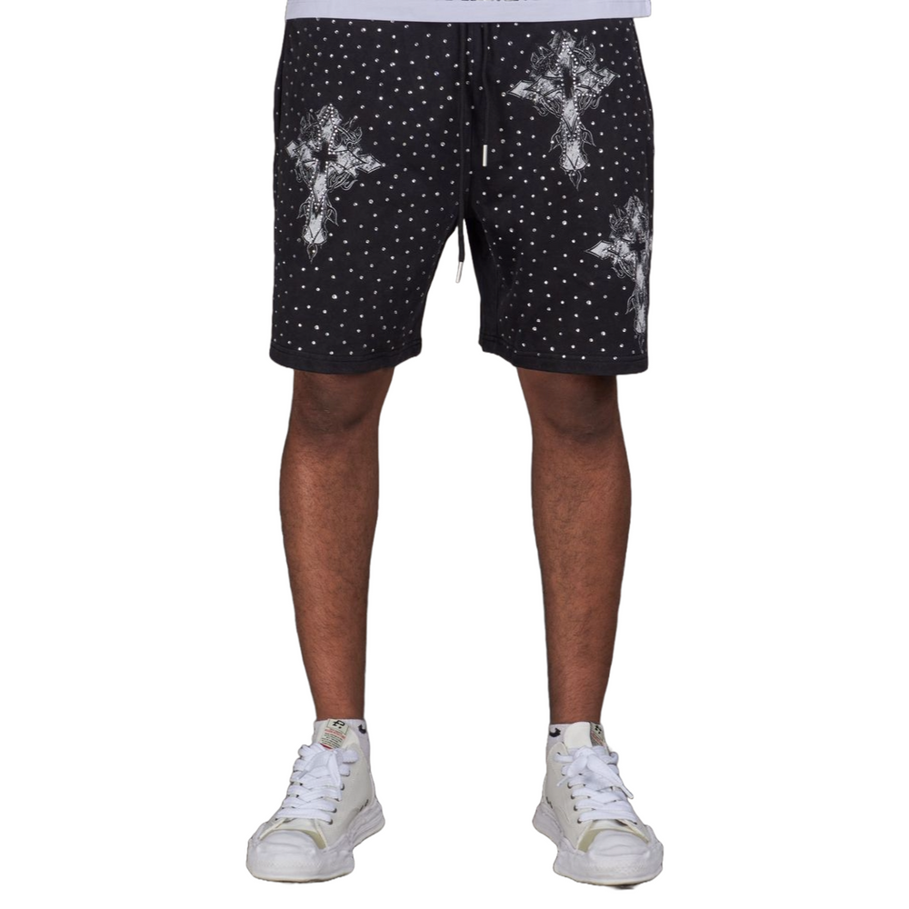 NME 'ARVIN' SHORTS - BLACK WASH