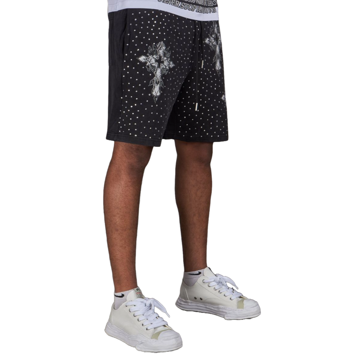 NME 'ARVIN' SHORTS - BLACK WASH