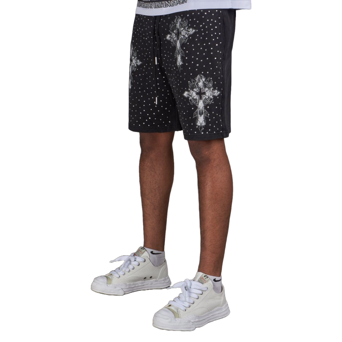 NME 'ARVIN' SHORTS - BLACK WASH