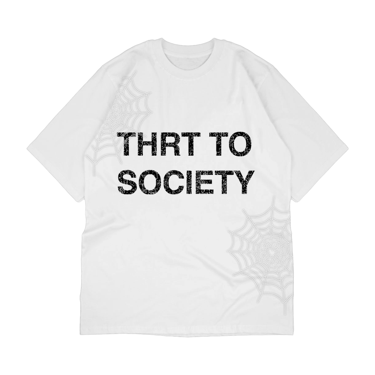 THRT TO SOCIETY TEE - WHITE