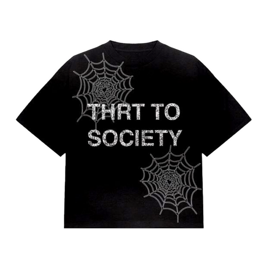 THRT TO SOCIETY TEE - BLACK