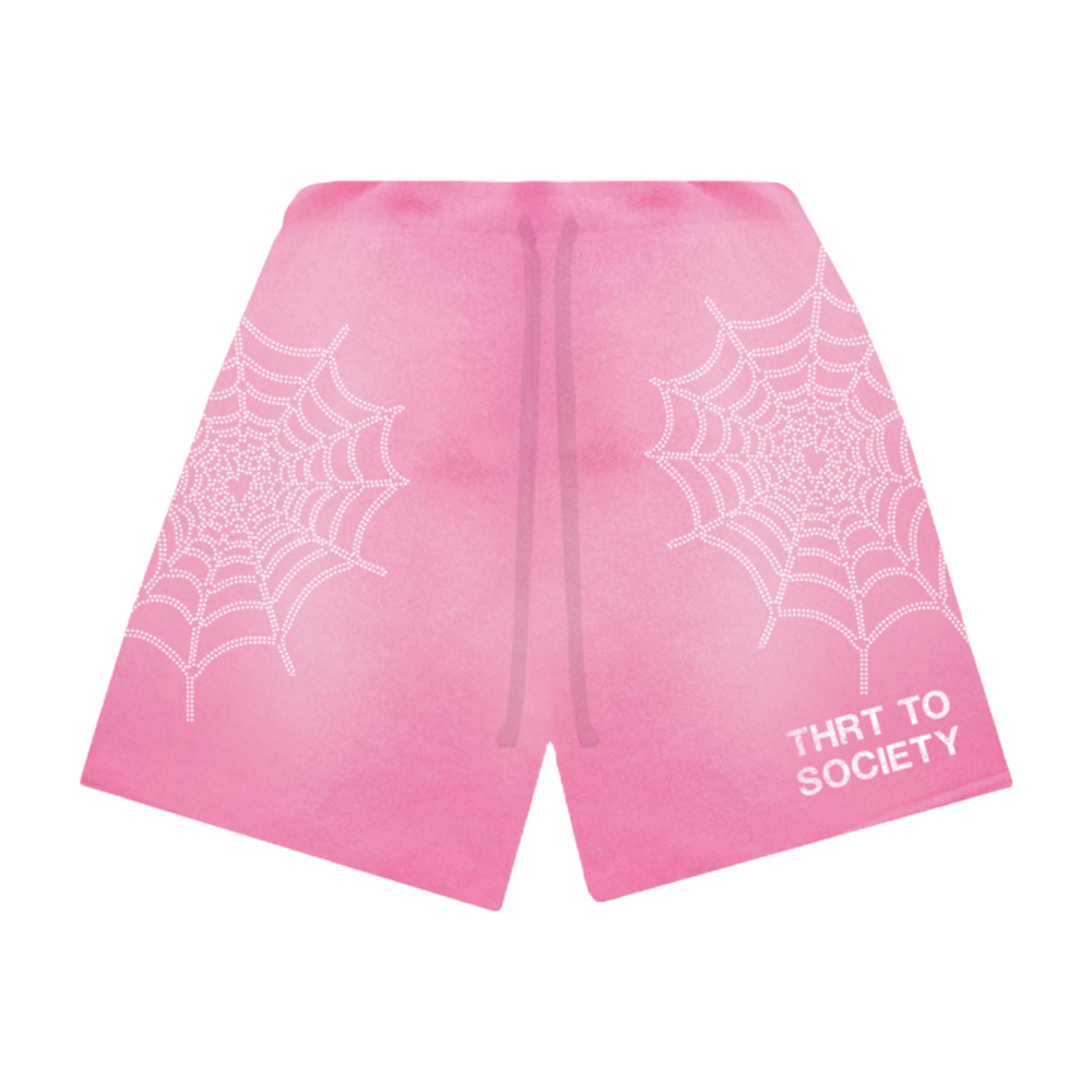 THRT TO SOCIETY SHORTS - PINK