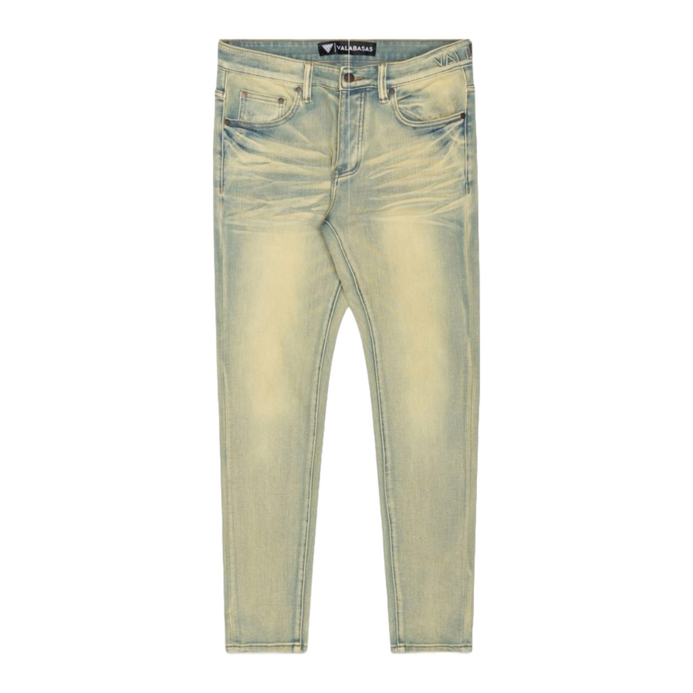 "MR.SLIM" VINTAGE WASH 4 WAY STRETCH SLIM FIT JEAN