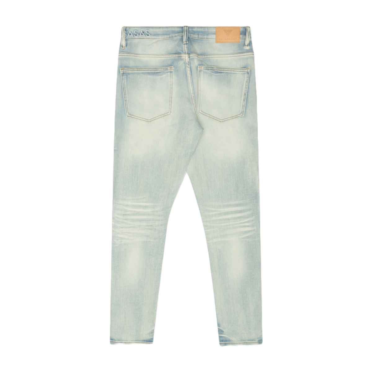 "MR.SLIM" LIGHT WASH 4 WAY STRETCH SLIM FIT JEAN