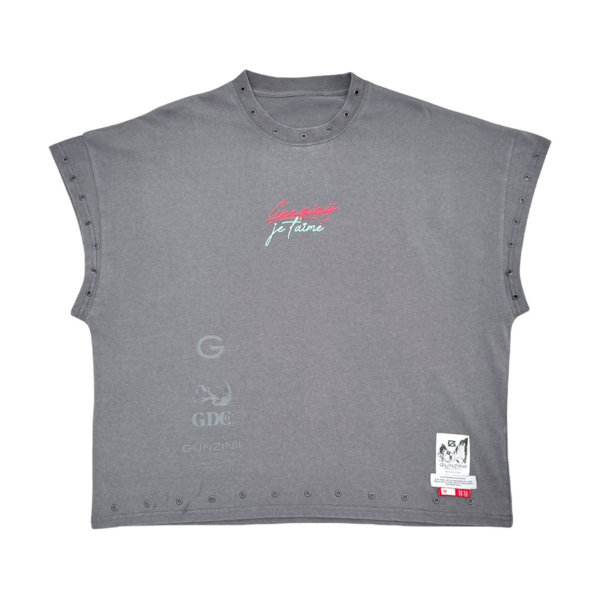 GUNZINII 'JE TAIME' SLEEVELESS TEE
