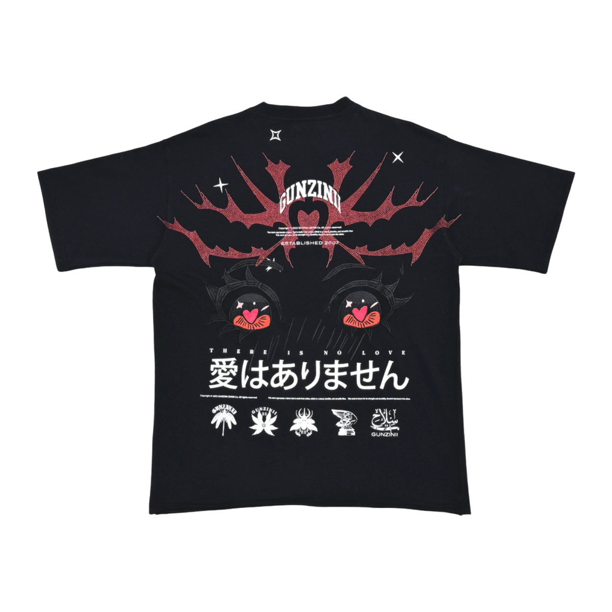 GUNZINII 'GUNZ' TEE - BLACK