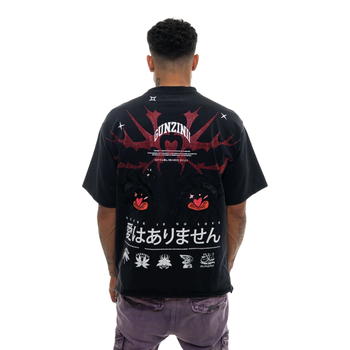 GUNZINII 'GUNZ' TEE - BLACK
