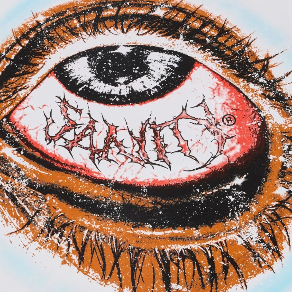SANITY 'DEAD STARE' TEE - WHITE
