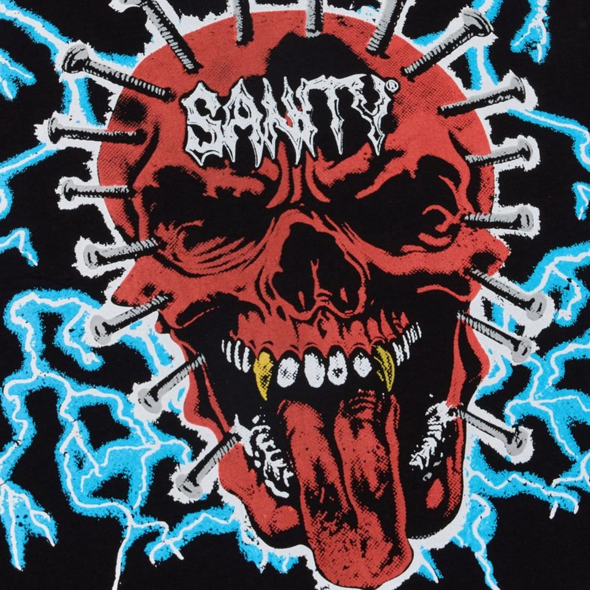 SANITY 'BORN RICH' TEE - BLACK