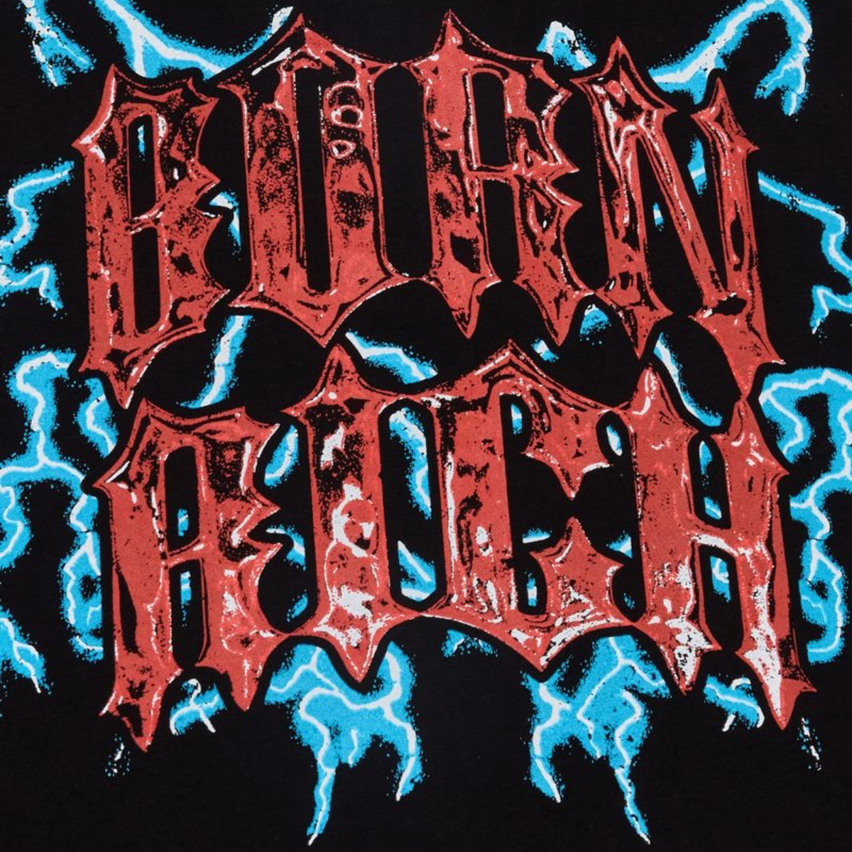 SANITY 'BORN RICH' TEE - BLACK