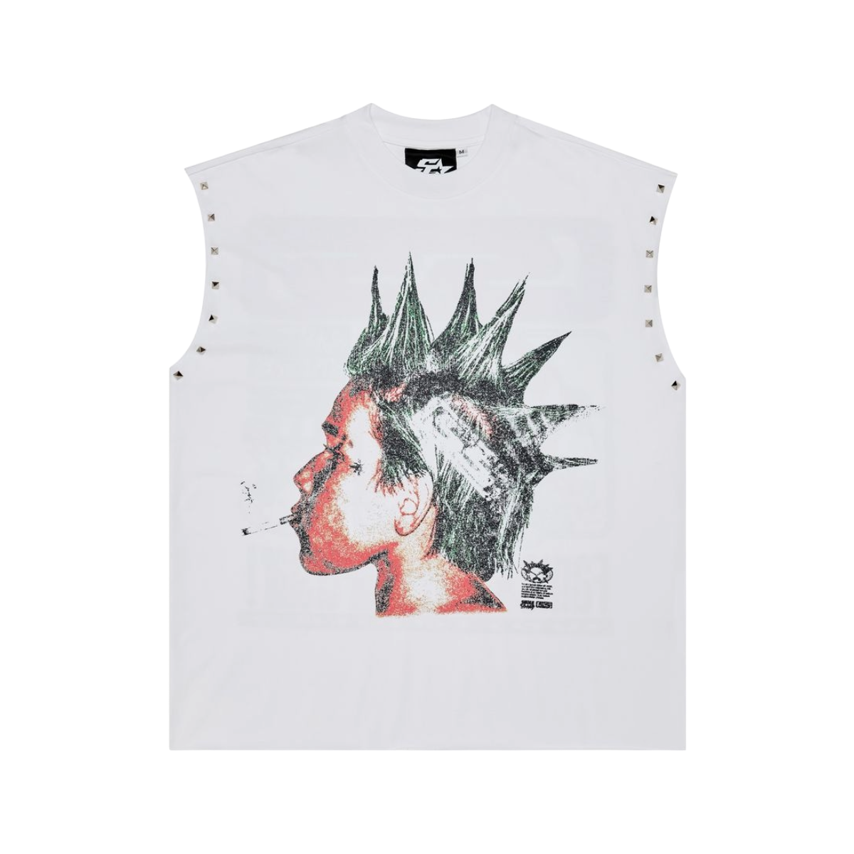 SANITY 'EXILE' SL TEE - WHITE