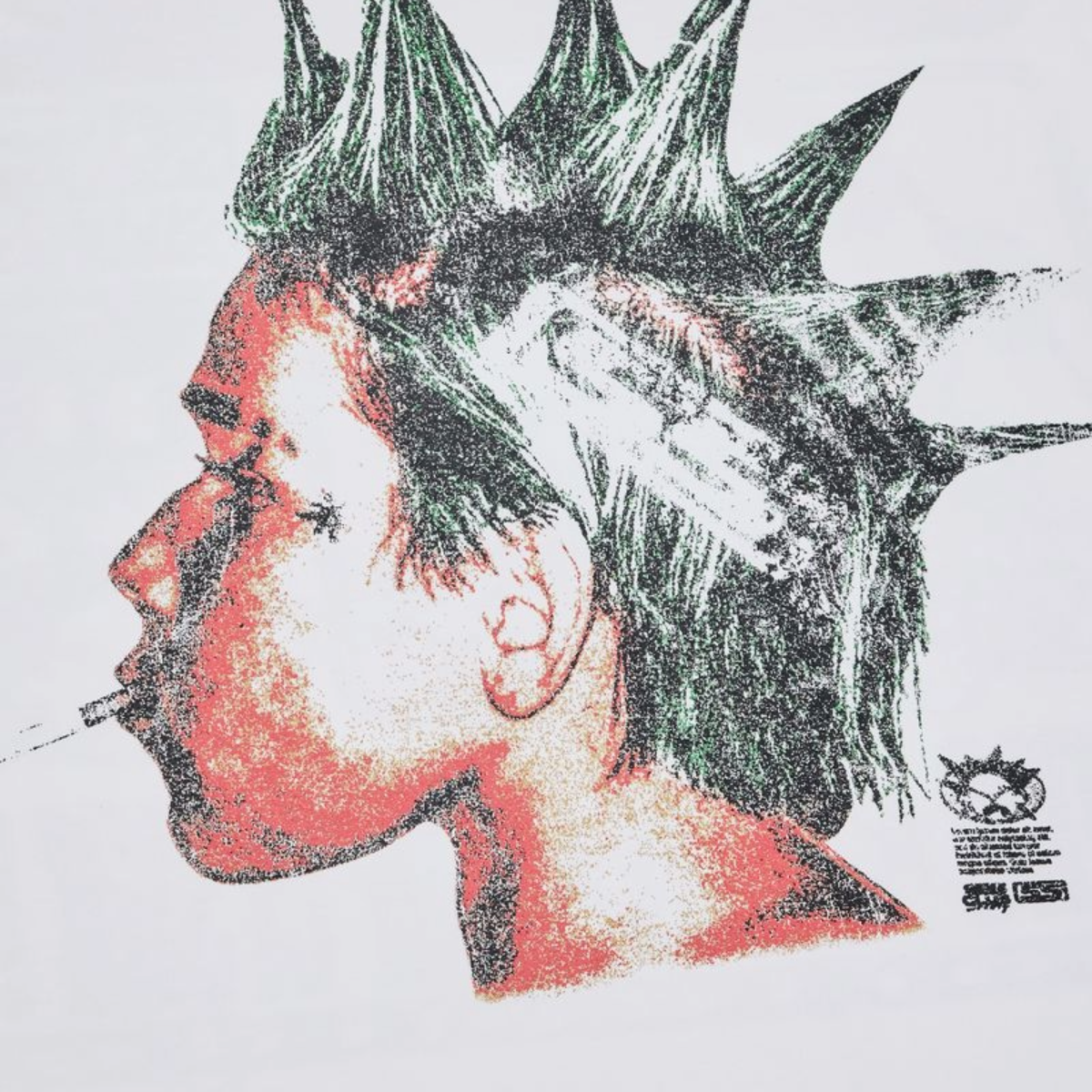 SANITY 'EXILE' SL TEE - WHITE