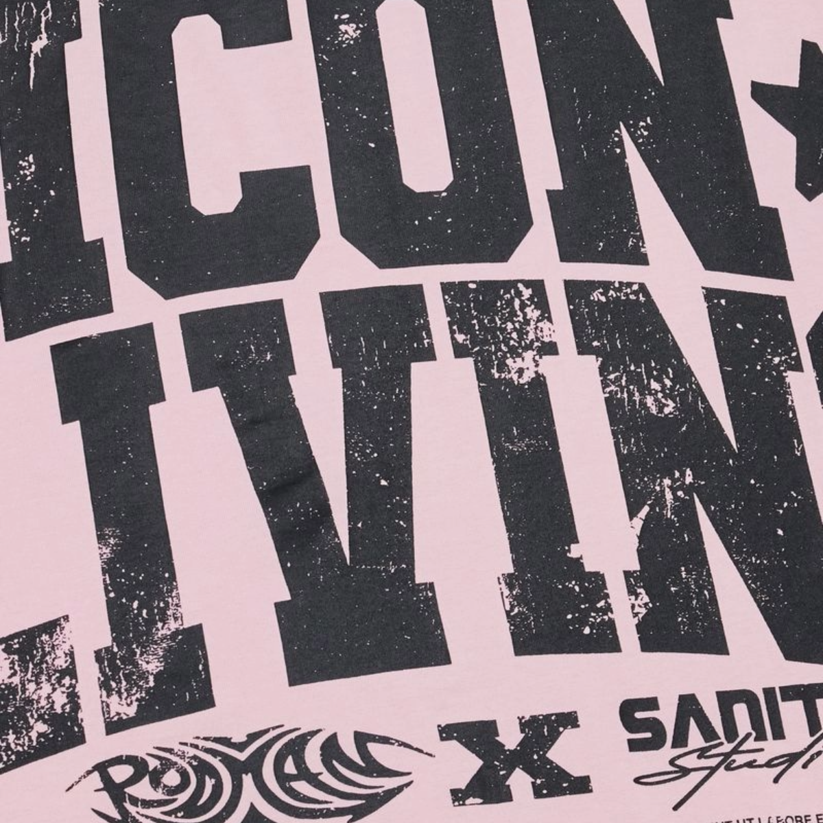 SANITY 'ICON IVING' SL TEE - PINK