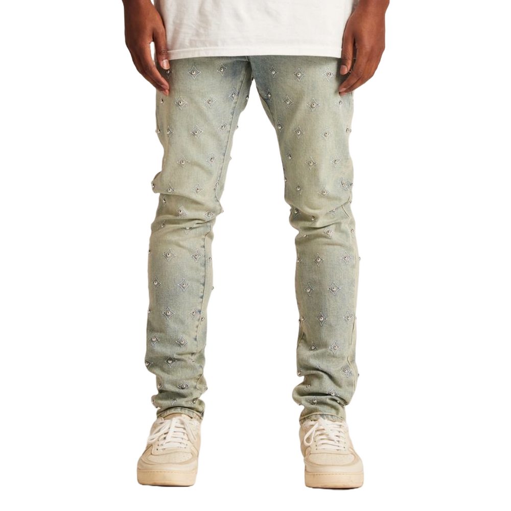 EMBELLISH CYGNUS DENIM - LIGHT WASH