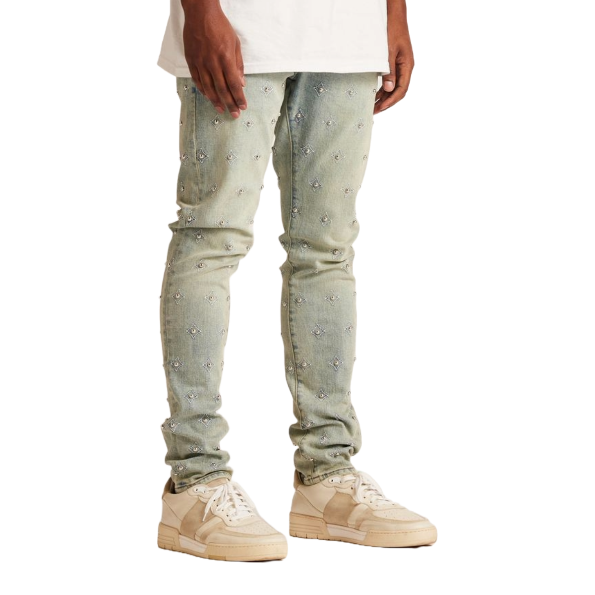 EMBELLISH CYGNUS DENIM - LIGHT WASH