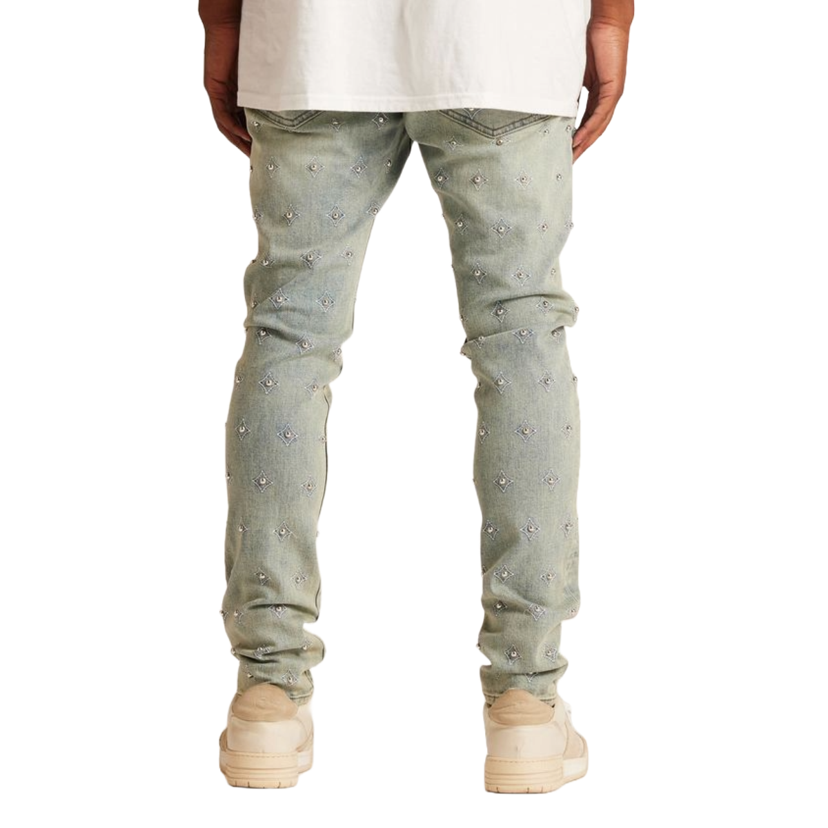 EMBELLISH CYGNUS DENIM - LIGHT WASH