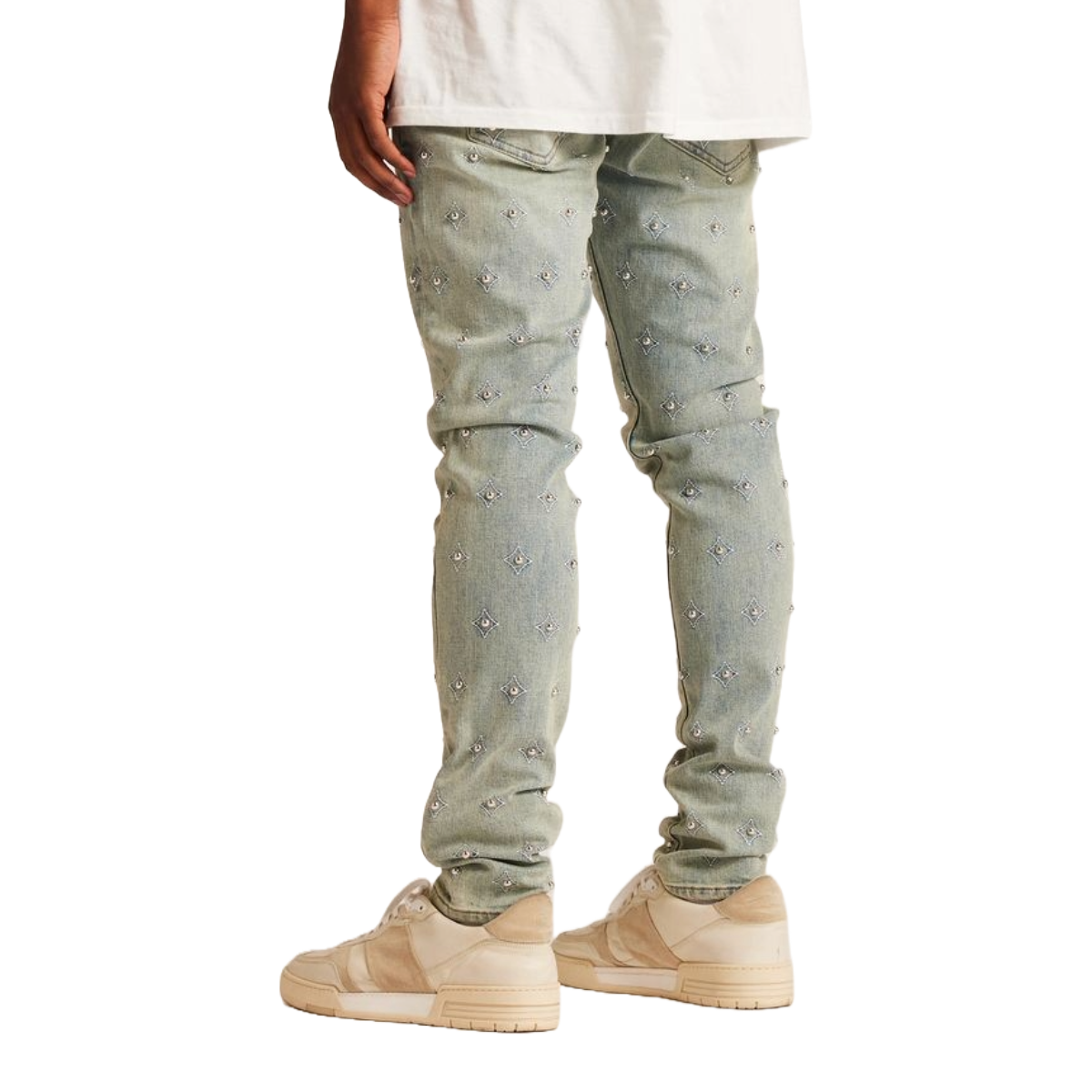 EMBELLISH CYGNUS DENIM - LIGHT WASH