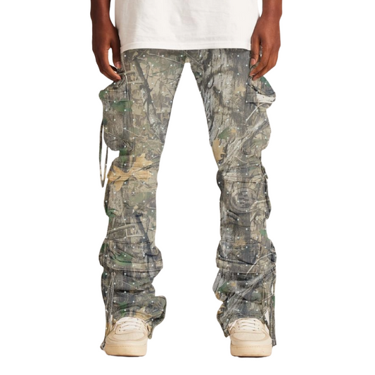 EMBELLISH HAWK CARGO FLARE - ICED TREE CAMO