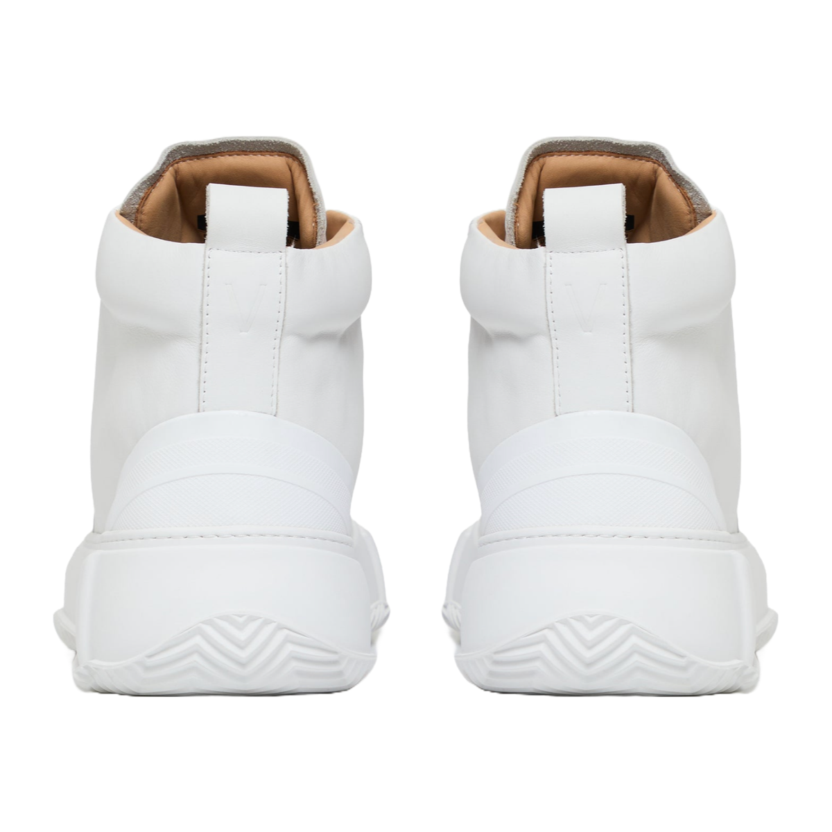VALABASAS "VISION" - WHITE LEATHER HIGH TOP
