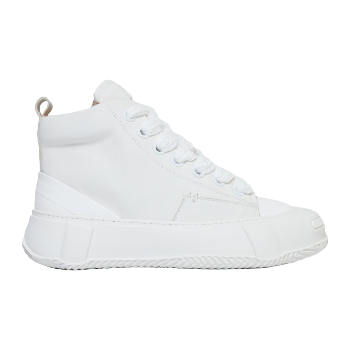 VALABASAS "VISION" - WHITE LEATHER HIGH TOP