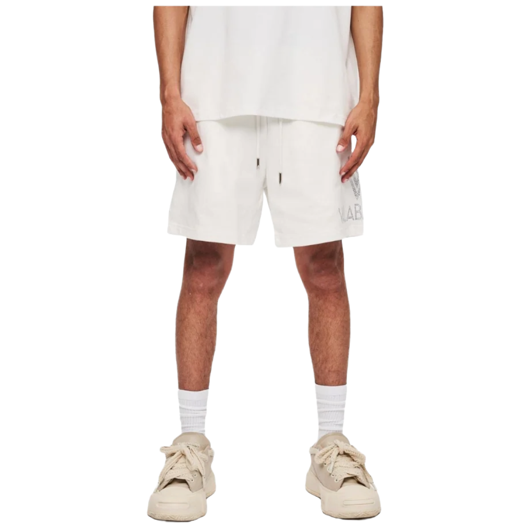 VALABASAS "DUNYA" FLEECE SHORTS - WHITE