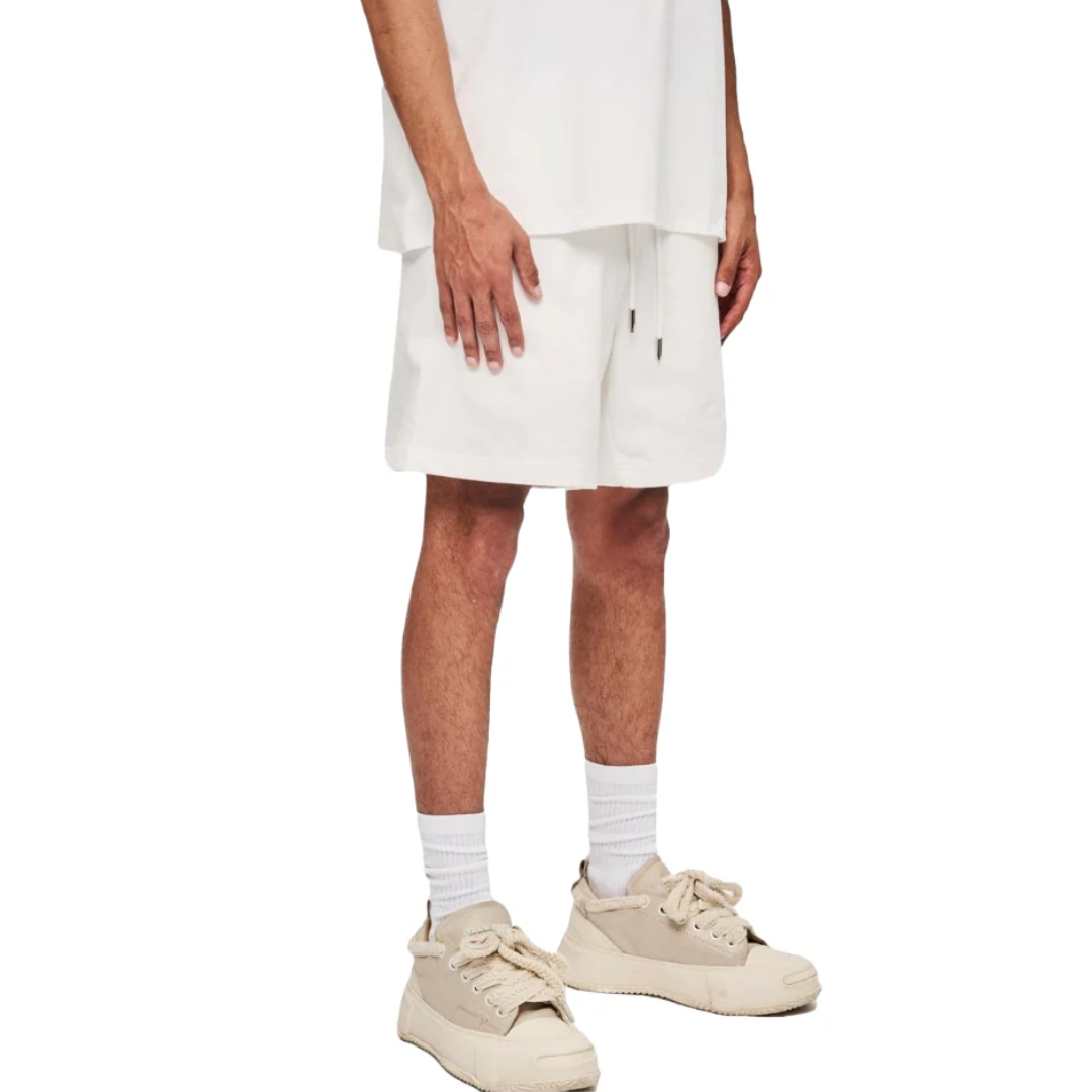 VALABASAS "DUNYA" FLEECE SHORTS - WHITE