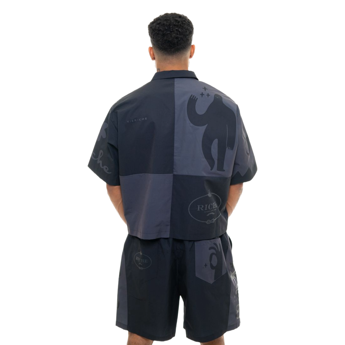 VR 'TRIBAL' SHIRT - BLACK