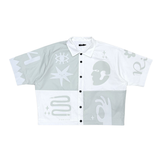 VR 'TRIBAL' SHIRT - WHITE