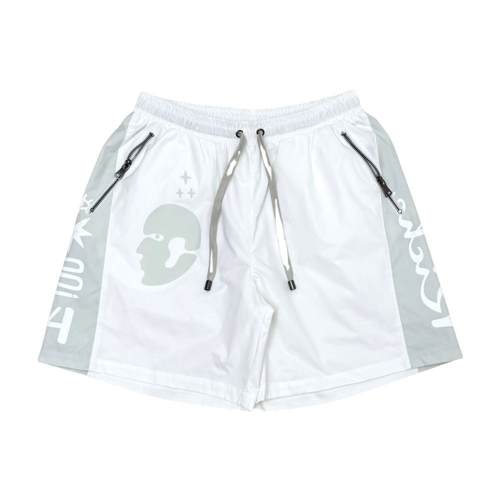 VR 'TRIBAL' SHORTS - WHITE