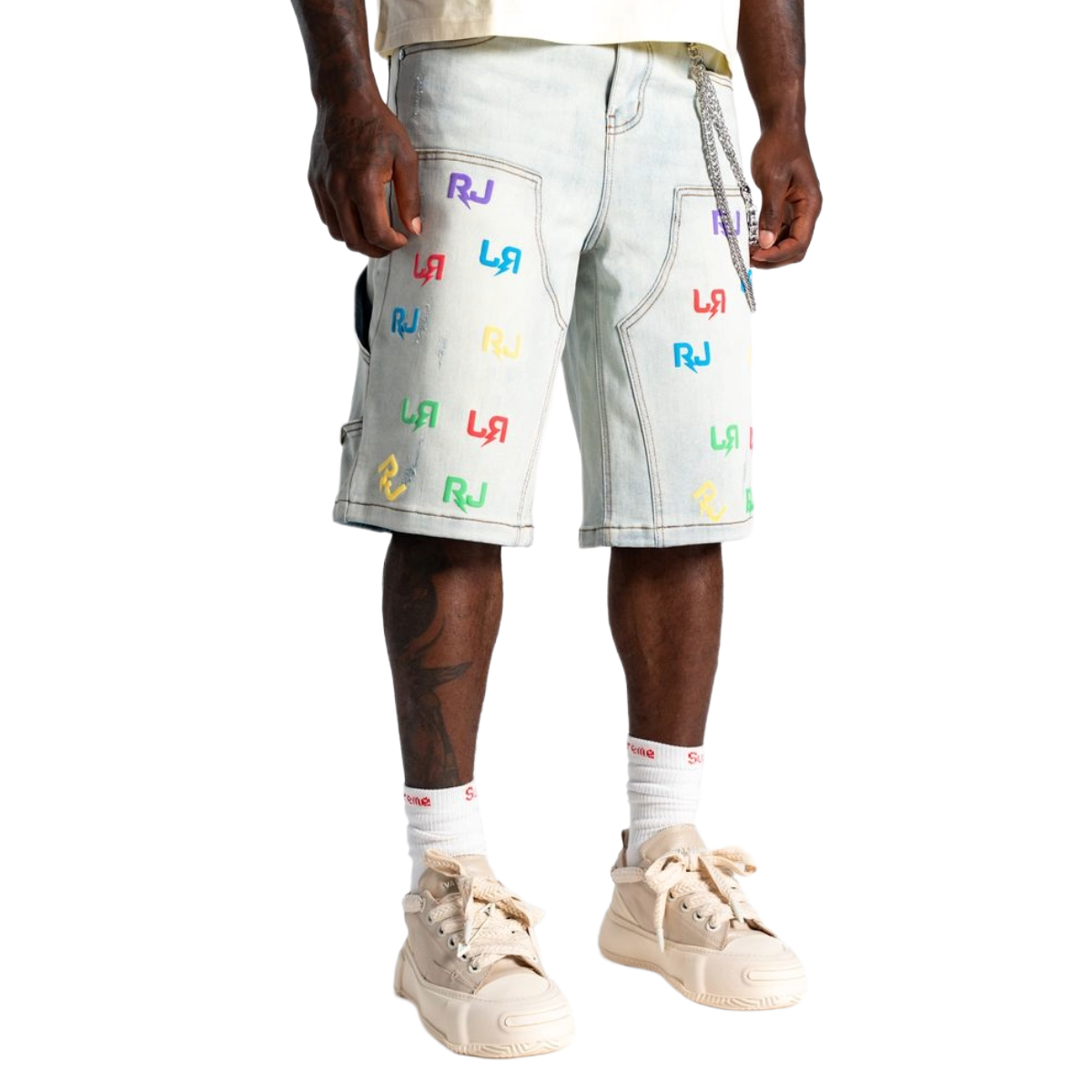 RJ 'MULTI' DENIM SHORTS