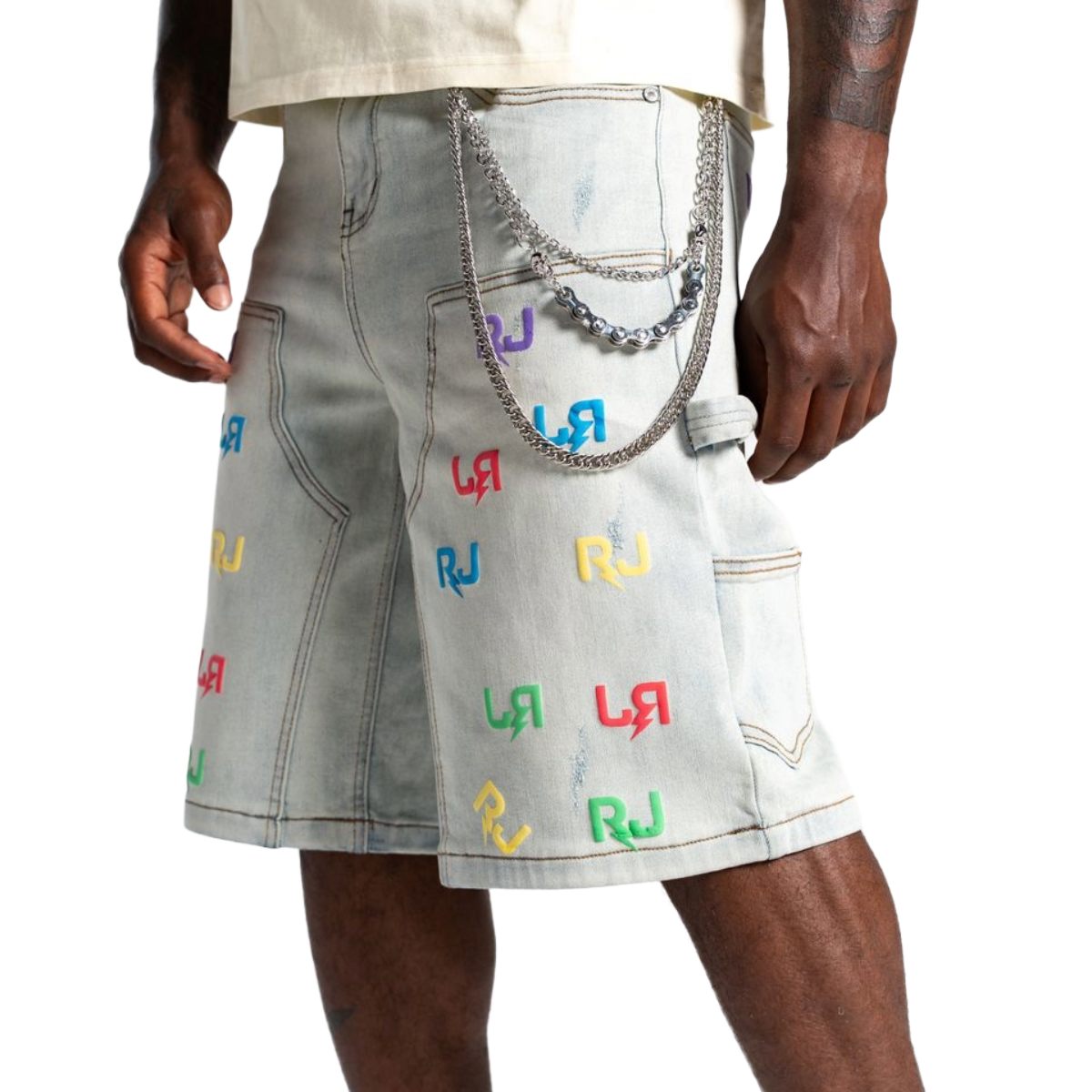 RJ 'MULTI' DENIM SHORTS