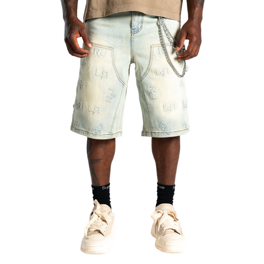 RJ SAND WASH DENIM SHORTS