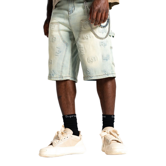 RJ SAND WASH DENIM SHORTS