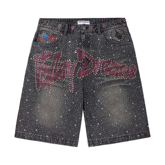 VALE ICE OUT JORTS - BLACK