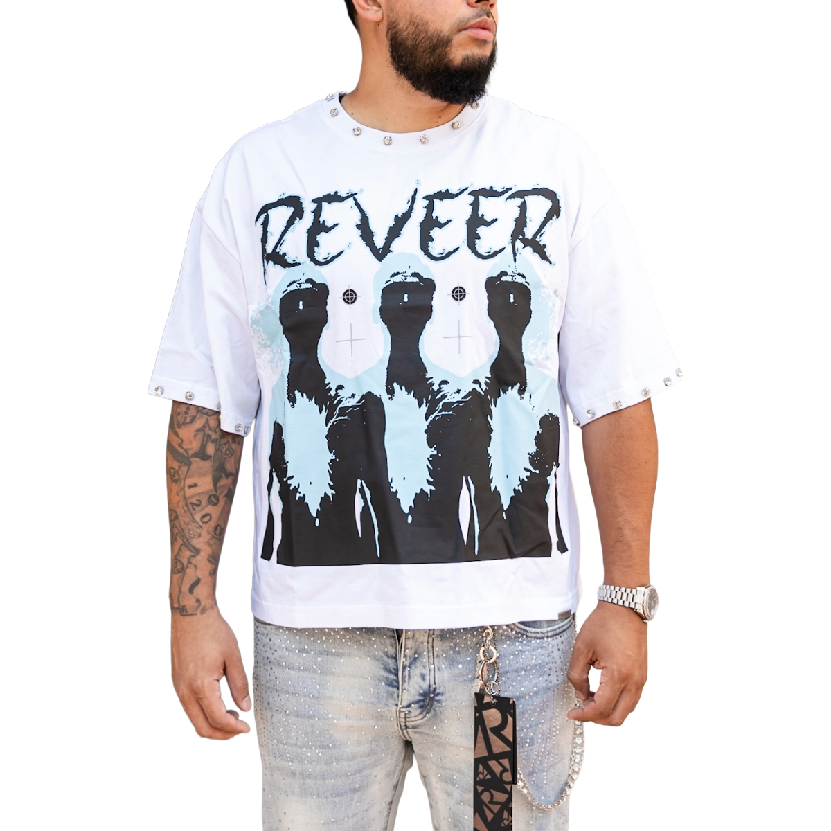 RVR 'BEINGS' TEE - WHITE