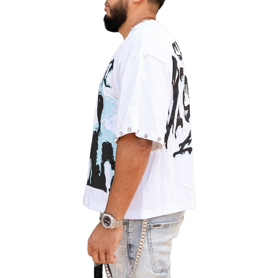 RVR 'BEINGS' SS TEE (WHT)