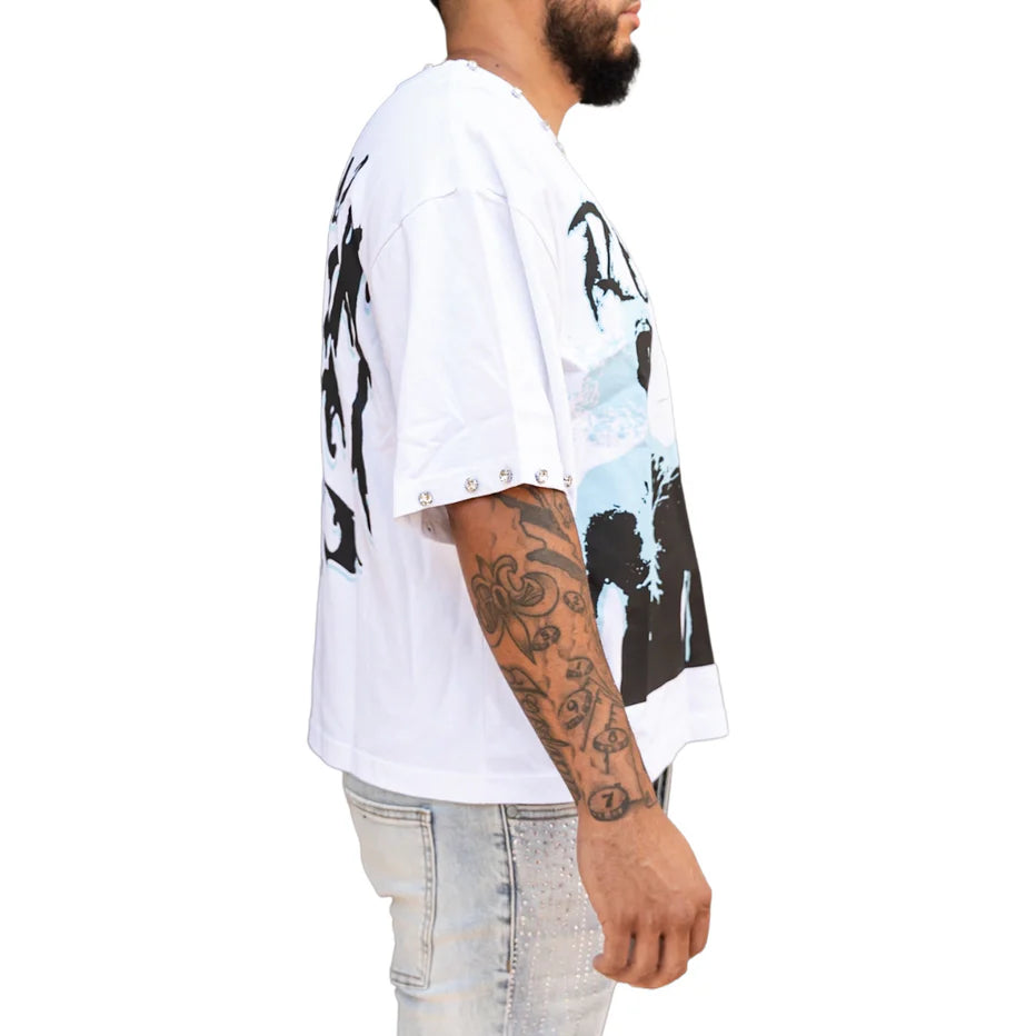 RVR 'BEINGS' SS TEE (WHT)
