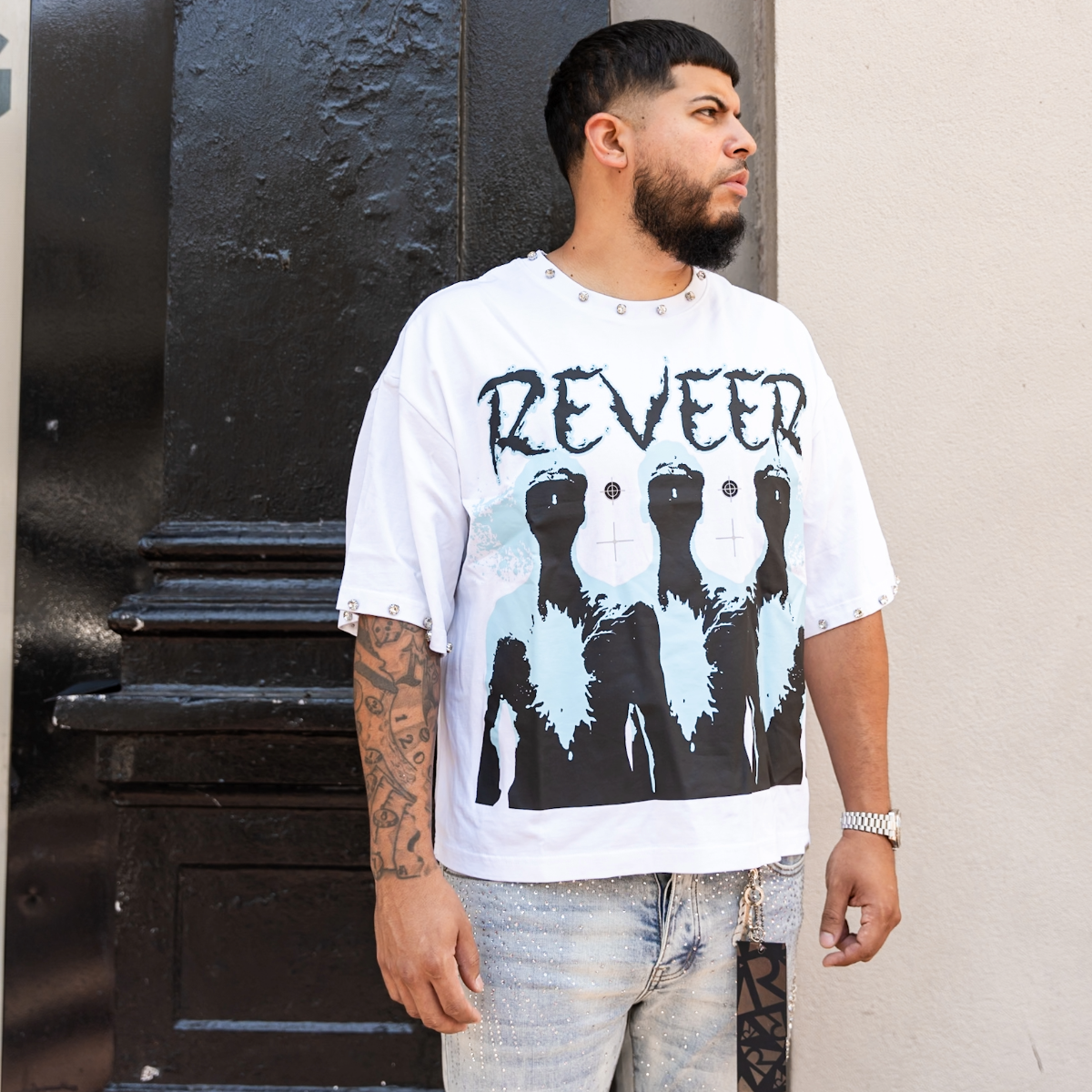 RVR 'BEINGS' TEE - WHITE